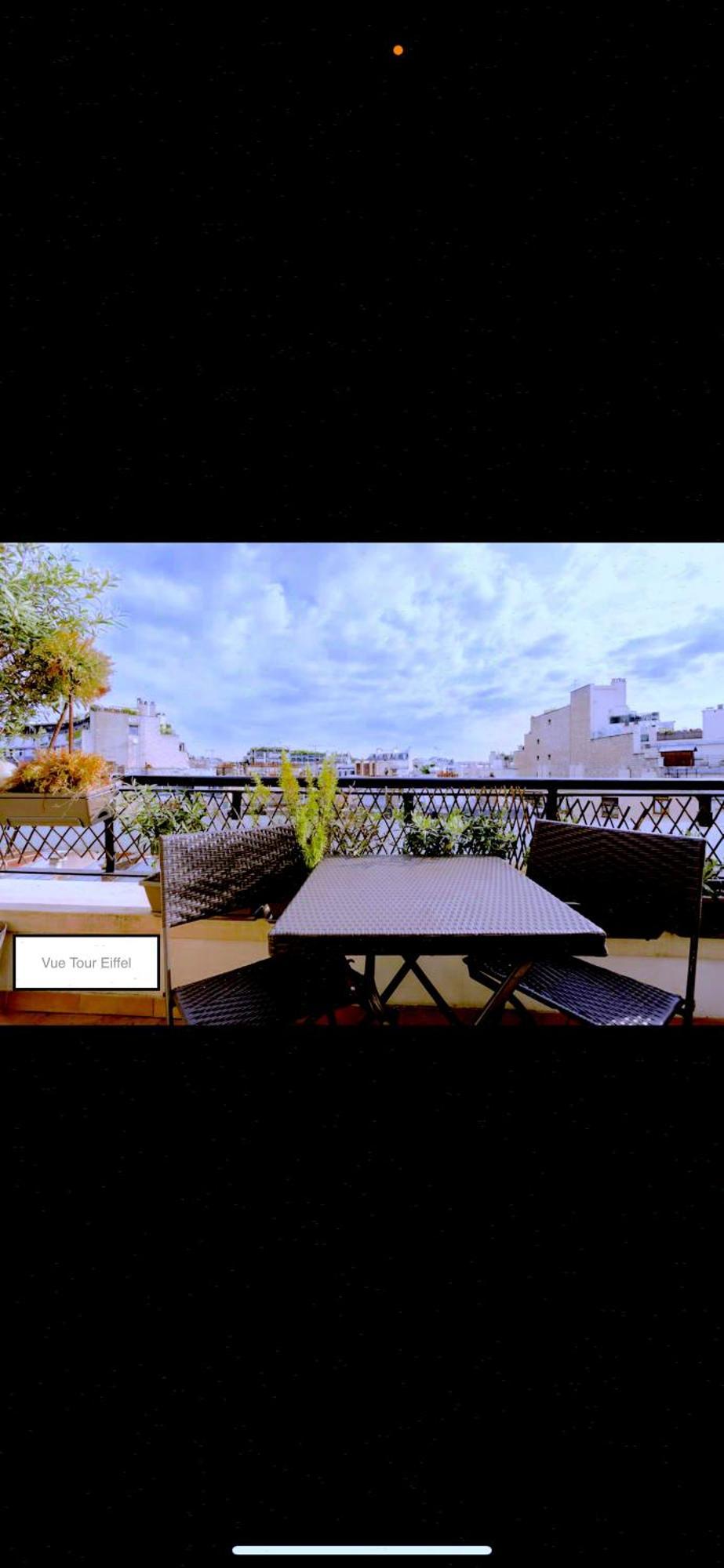 Appart Terrasse Vue Tour Eiffel Paris Eksteriør billede