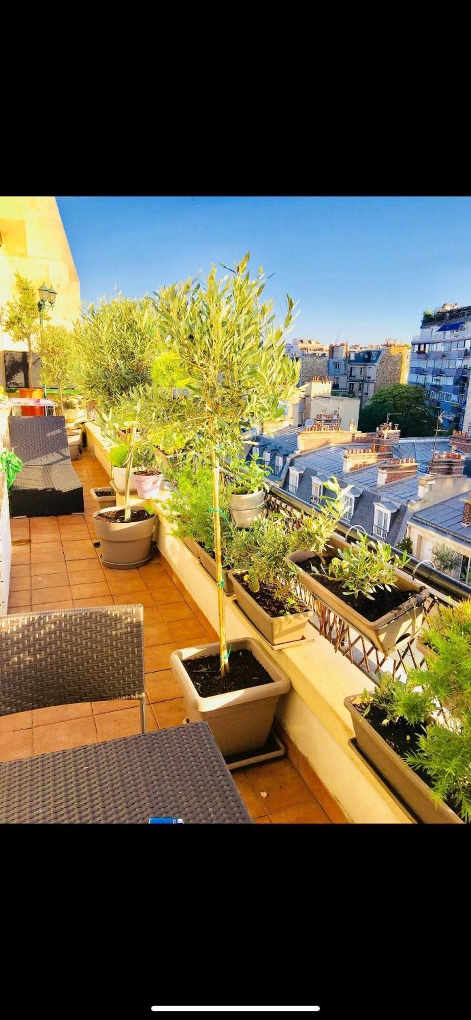 Appart Terrasse Vue Tour Eiffel Paris Eksteriør billede